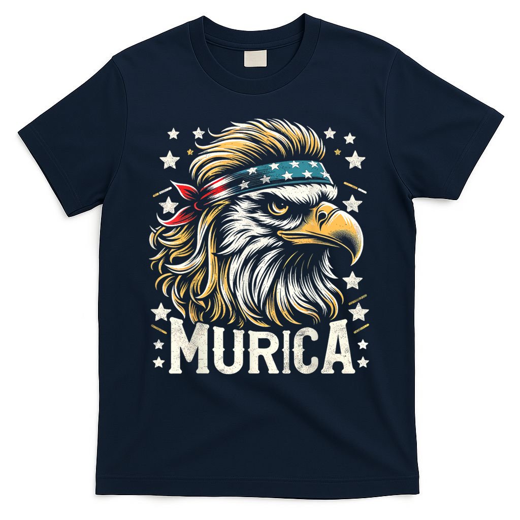 4th Of July Bald Eagle Mullet Murica Usa Usa Merica T-Shirt