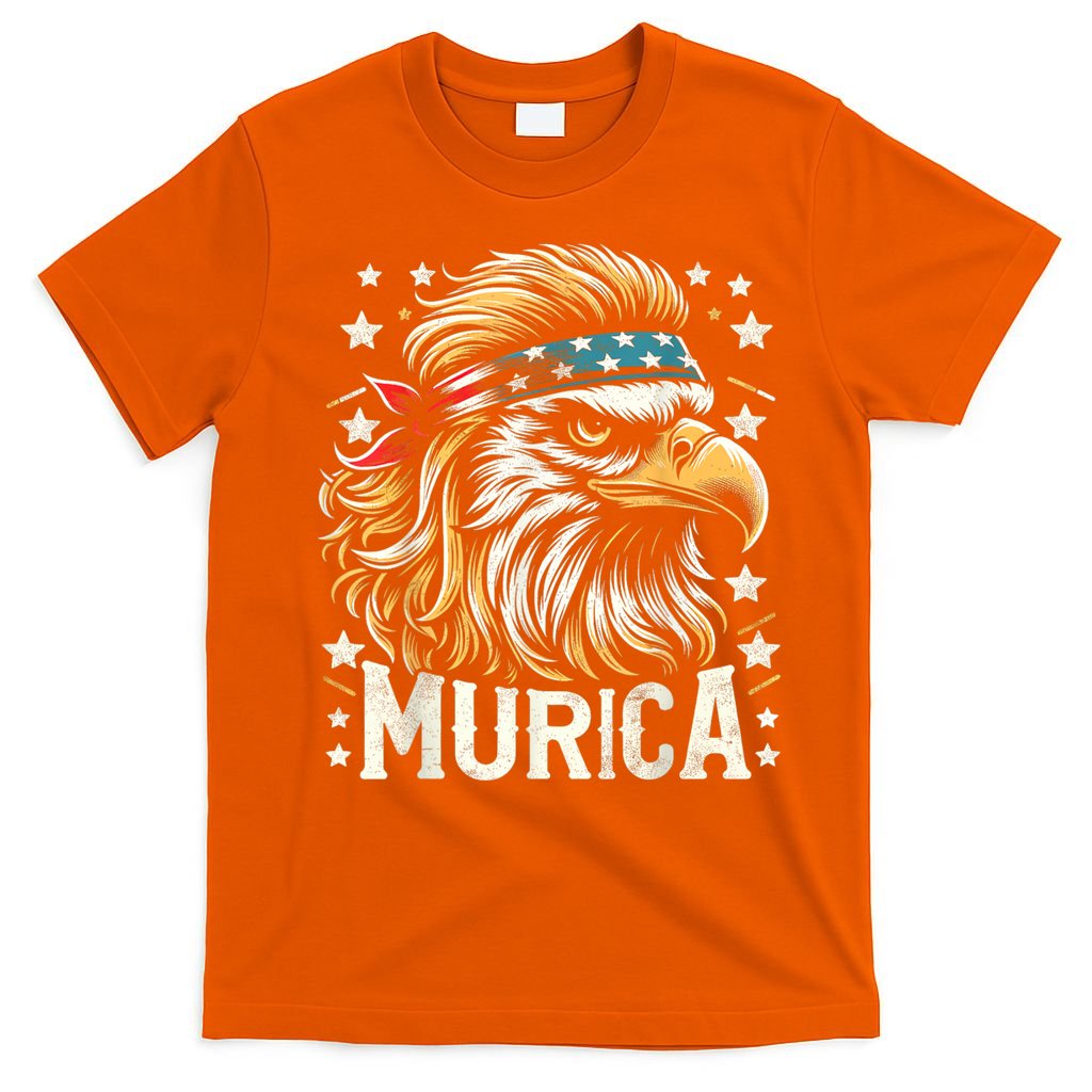 4th Of July Bald Eagle Mullet Murica Usa Usa Merica T-Shirt