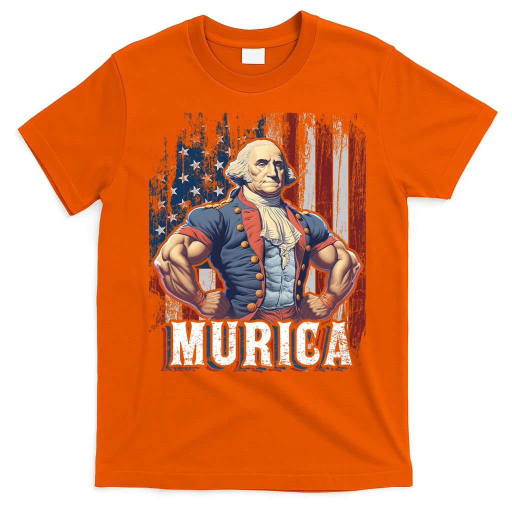 4th Of July Patriotic Funny George Washington July 4th T-Shirt
