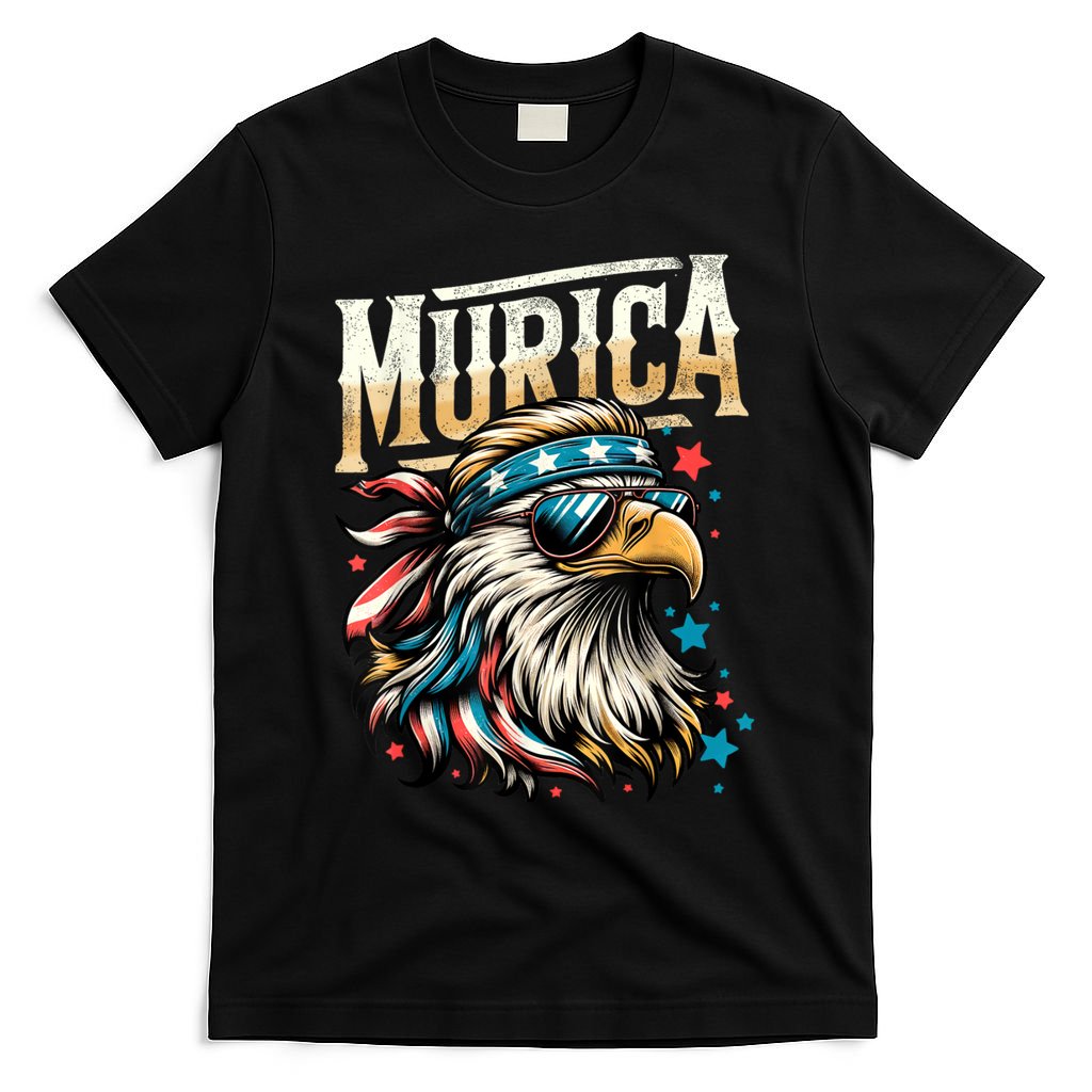 4th Of July Bald Eagle Mullet Murica Usa Usa Merica T-Shirt