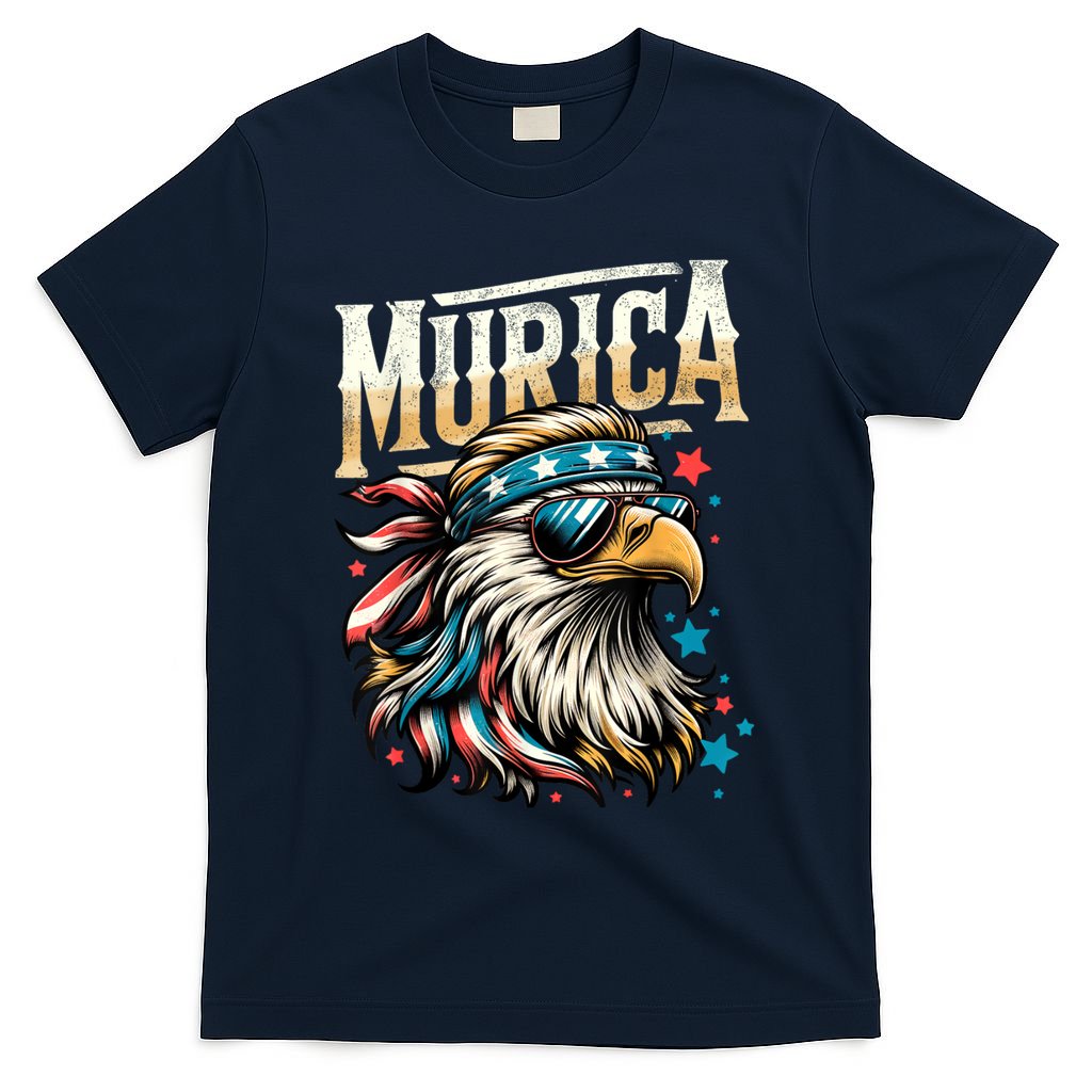 4th Of July Bald Eagle Mullet Murica Usa Usa Merica T-Shirt