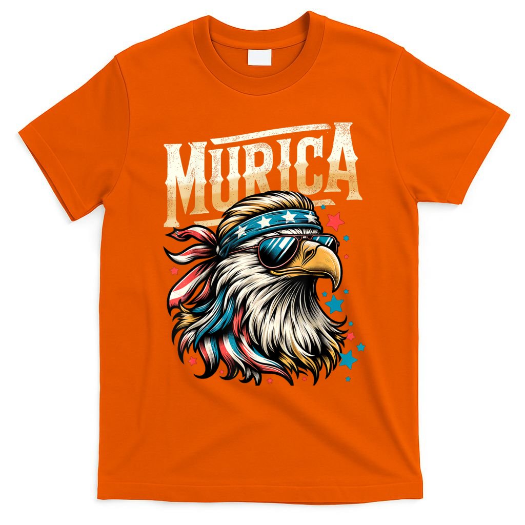 4th Of July Bald Eagle Mullet Murica Usa Usa Merica T-Shirt