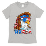 4th Of July Bald Eagle Mullet Murica Usa Usa Merica T-Shirt