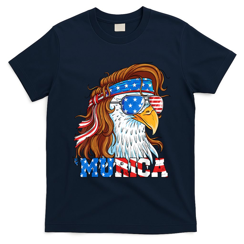 4th Of July Bald Eagle Mullet Murica Usa Usa Merica T-Shirt