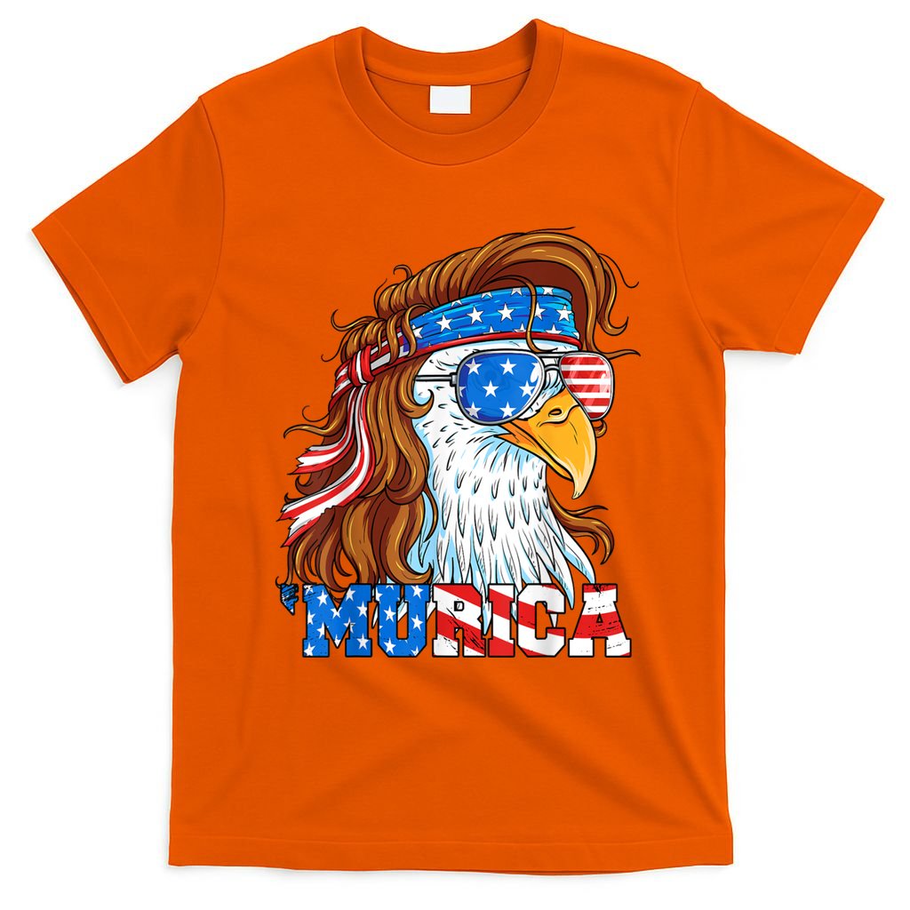 4th Of July Bald Eagle Mullet Murica Usa Usa Merica T-Shirt