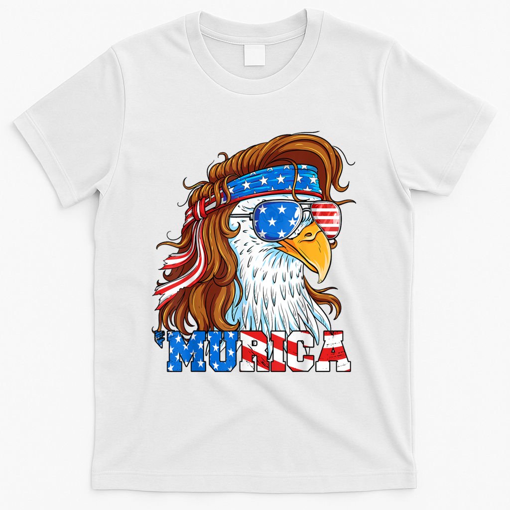 4th Of July Bald Eagle Mullet Murica Usa Usa Merica T-Shirt