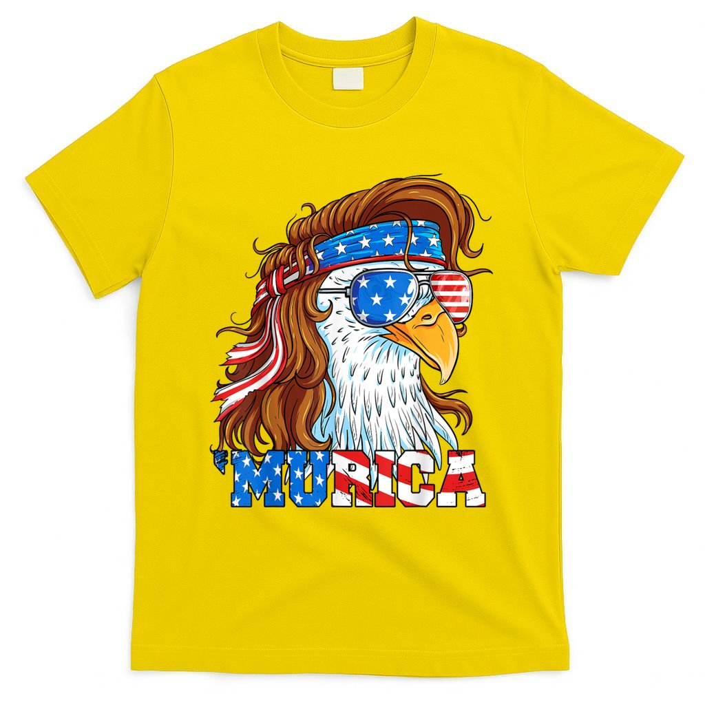 4th Of July Bald Eagle Mullet Murica Usa Usa Merica T-Shirt