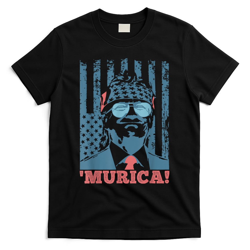 4th Of July Bald Eagle Mullet Murica Usa Usa Merica T-Shirt