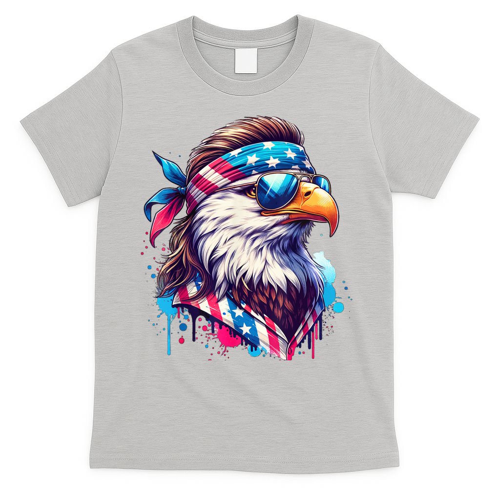 4th Of July Bald Eagle Mullet Murica Usa Usa Merica T-Shirt