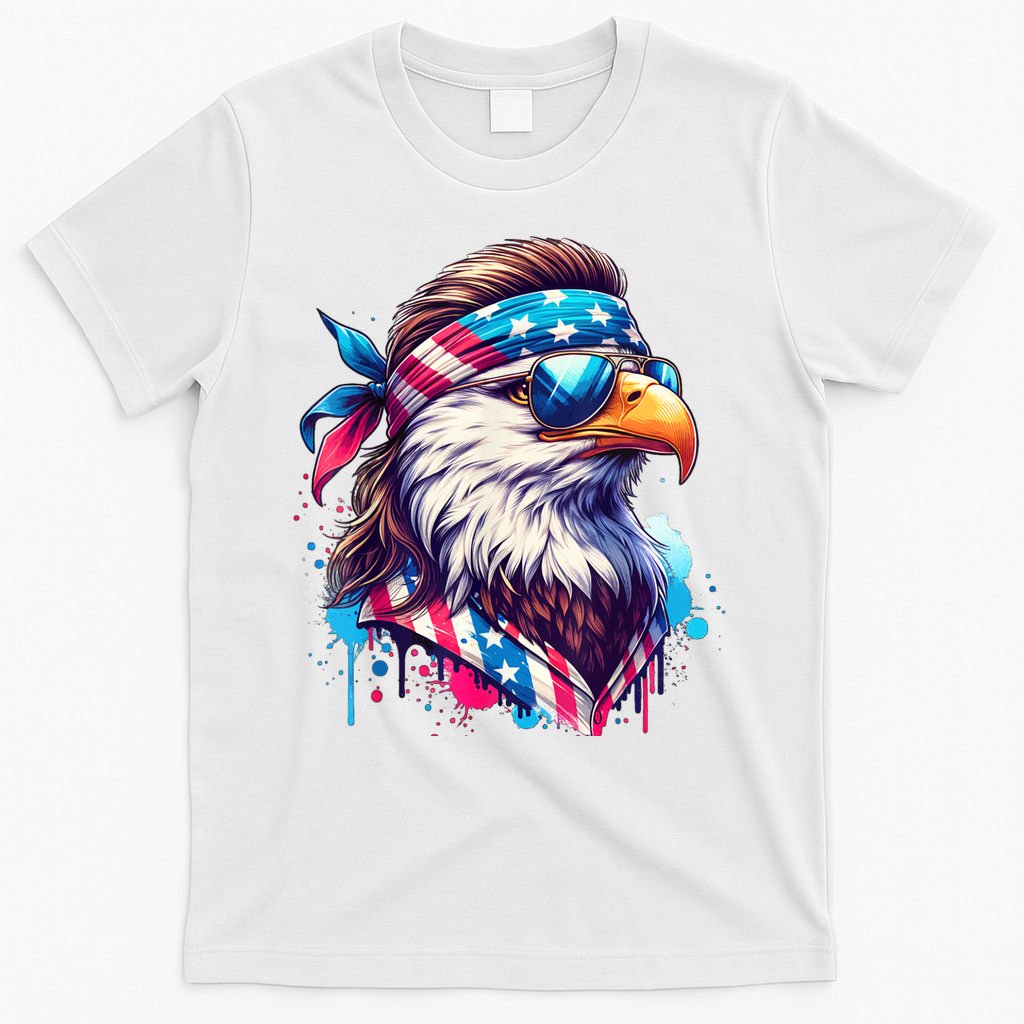 4th Of July Bald Eagle Mullet Murica Usa Usa Merica T-Shirt