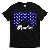 4th Of July Independence Day America Retro Pattern T-Shirt
