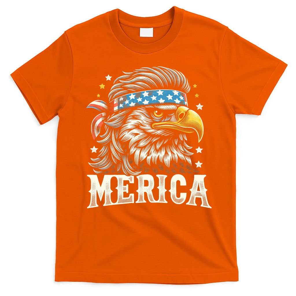 4th Of July Patriotic Funny Eagle July 4th Usa Merica T-Shirt