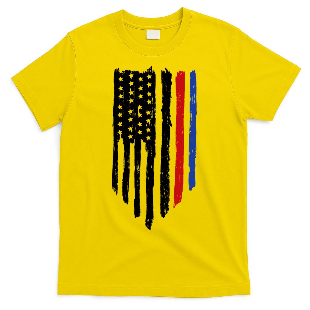 4th Of July Independence Day USA American Flag T-Shirt