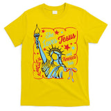 4th Of July Christian She Loves Jesus And America Too Women T-Shirt