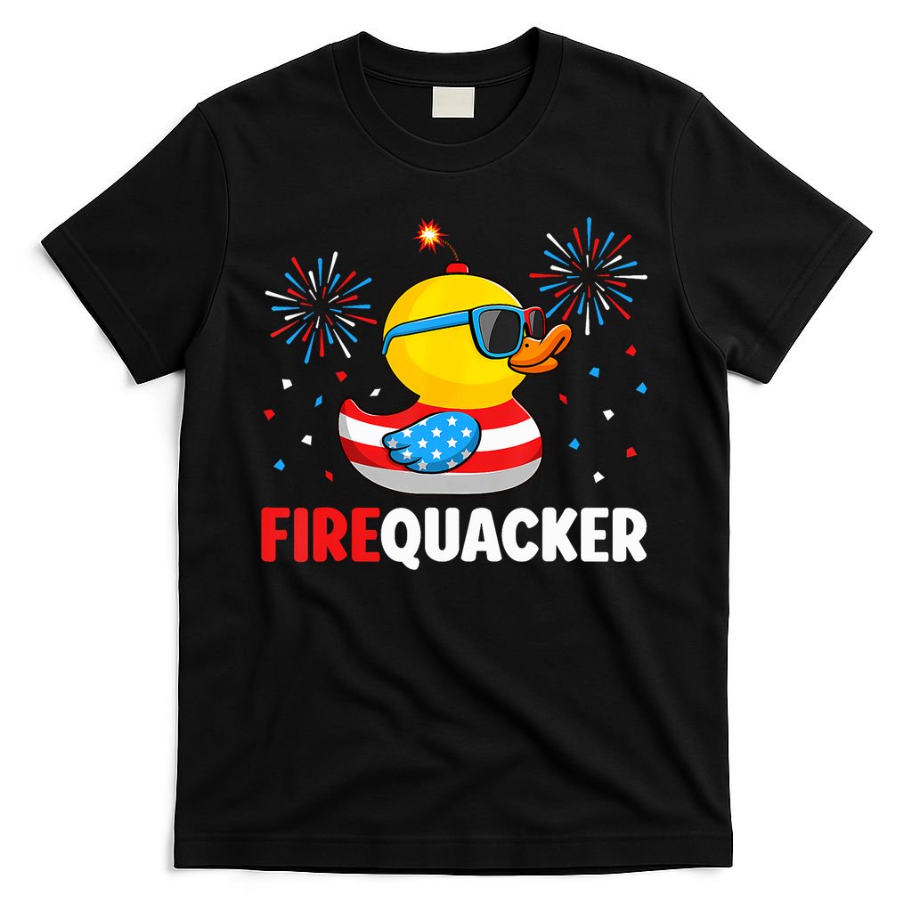 4th Of July Duck Firequacker Patriotic Fourth Of July Funny T-Shirt