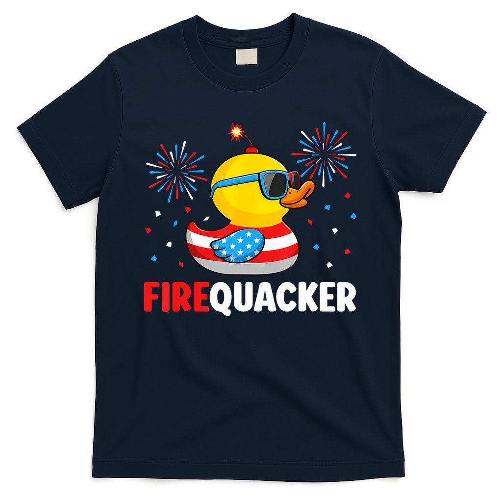 4th Of July Duck Firequacker Patriotic Fourth Of July Funny T-Shirt