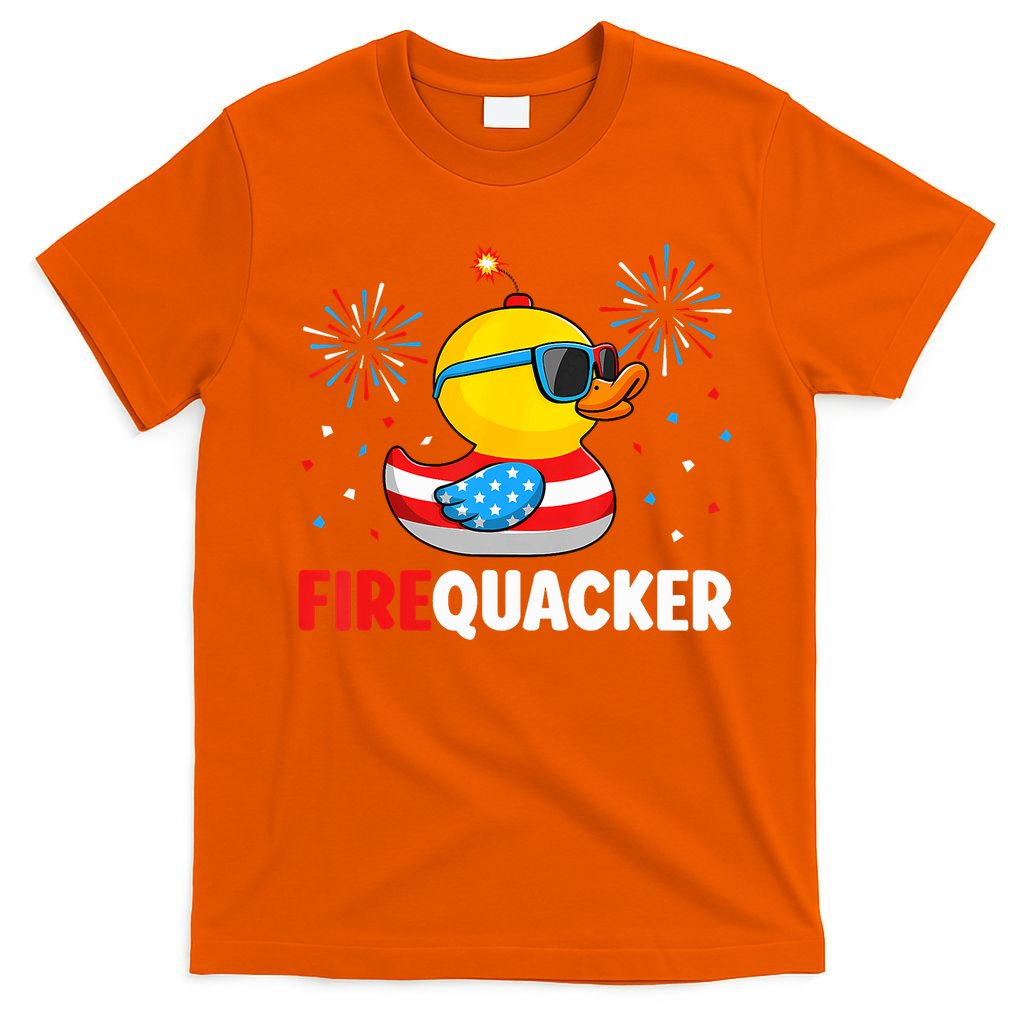 4th Of July Duck Firequacker Patriotic Fourth Of July Funny T-Shirt