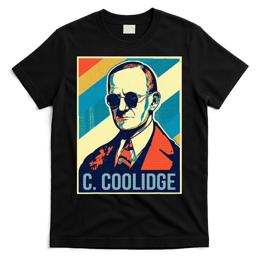 4th Of July Calvin Coolidge President Retro Patriotic T-Shirt
