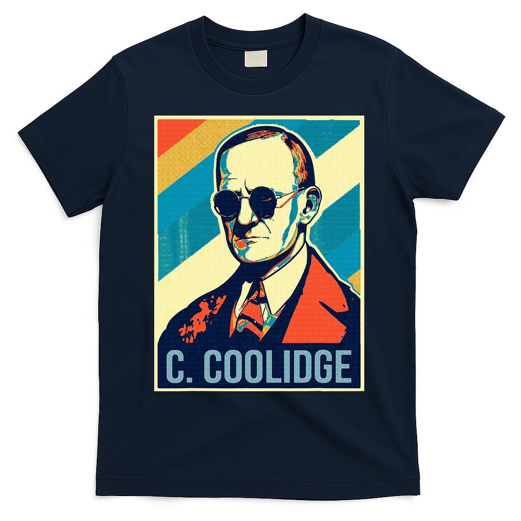 4th Of July Calvin Coolidge President Retro Patriotic T-Shirt