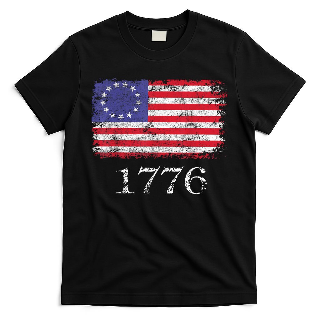 4th Of July American Flag Betsy Ross 1776 T-Shirt