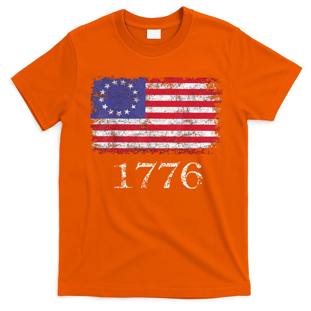 4th Of July American Flag Betsy Ross 1776 T-Shirt
