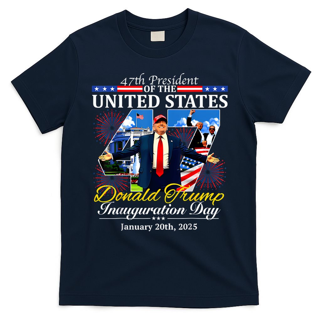 47 President Donald Trump Inauguration Day 2025 T-Shirt