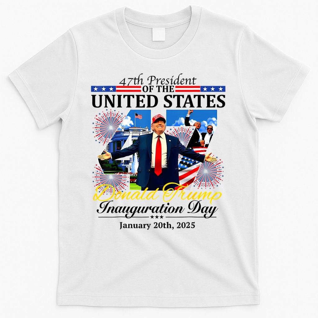 47 President Donald Trump Inauguration Day 2025 T-Shirt