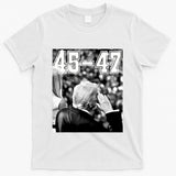 4547 President Trump Military Salutes On Final Vintage T-Shirt