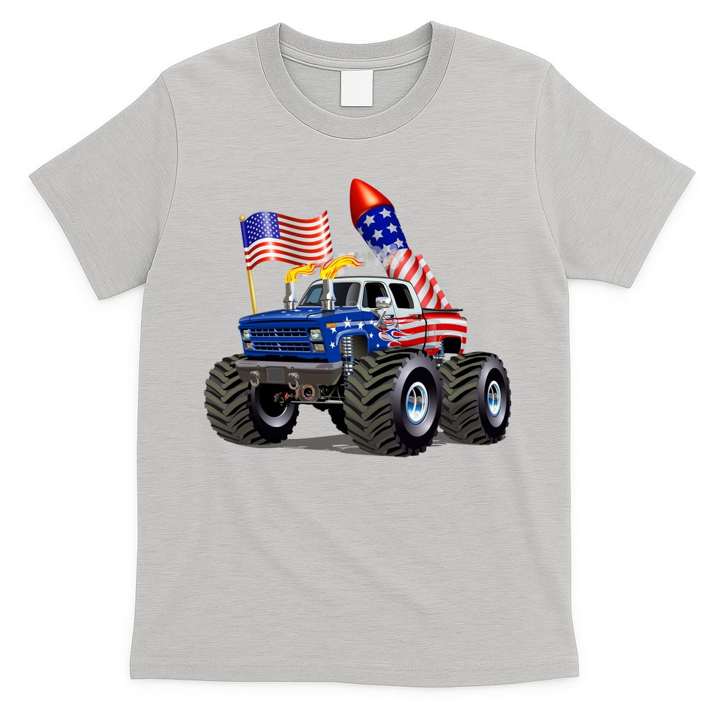 4th Of July Firecracker Monster Truck T-Shirt