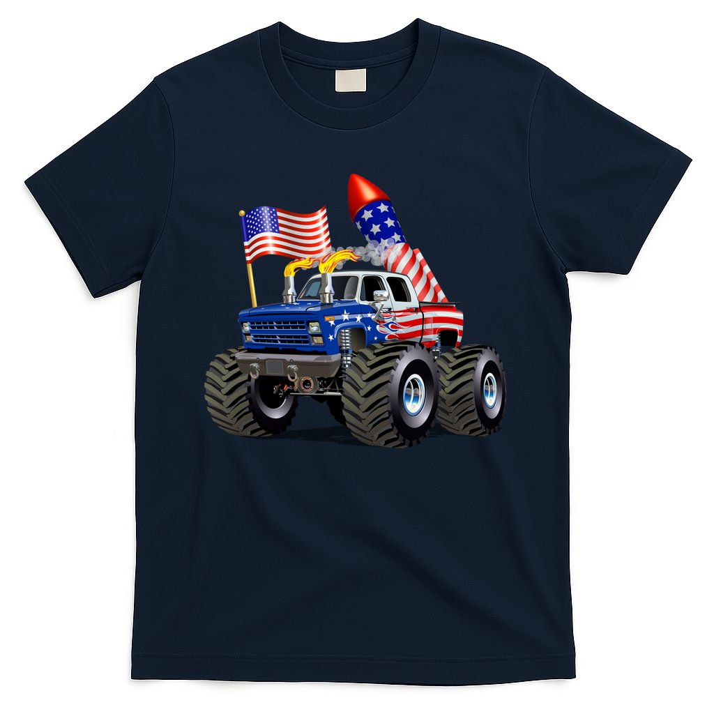 4th Of July Firecracker Monster Truck T-Shirt