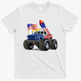 4th Of July Firecracker Monster Truck T-Shirt