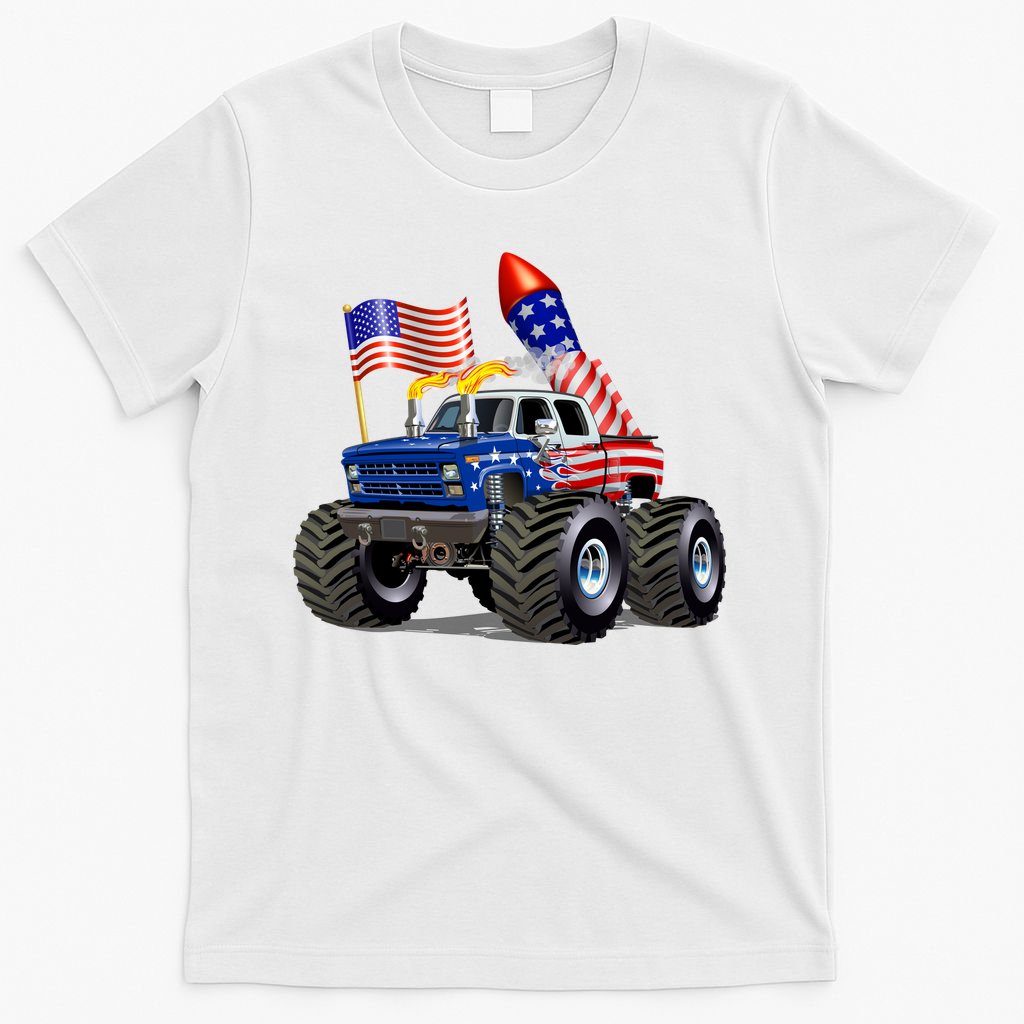 4th Of July Firecracker Monster Truck T-Shirt