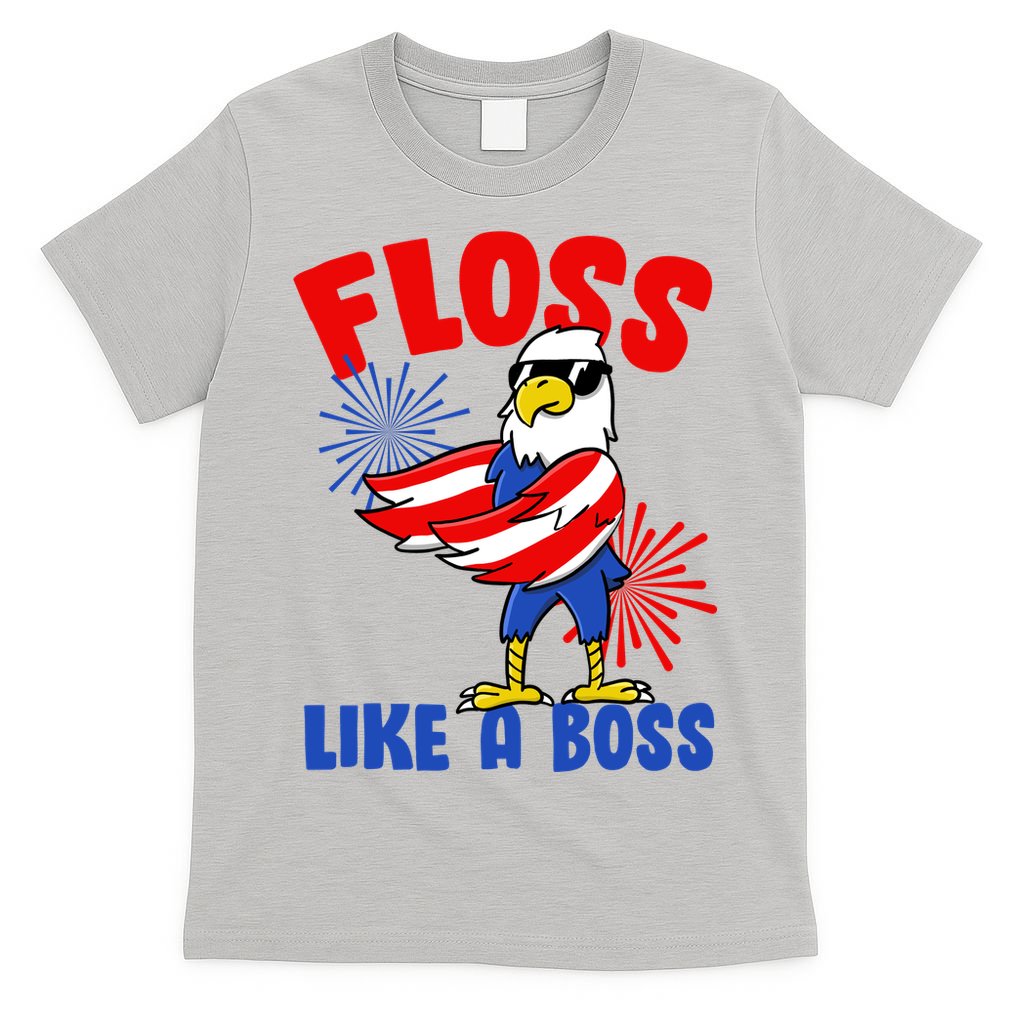 4th Of July Floss Like A Boss Eagle T-Shirt