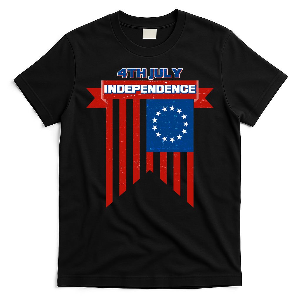 4th Of July Independence American Flag  T-Shirt