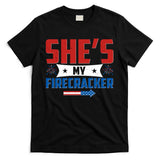 4th of July She's My Firecracker Matching Shirt T-Shirt