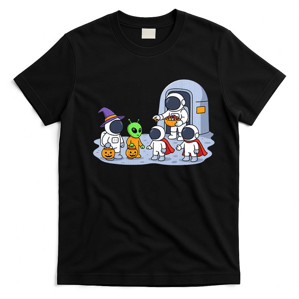 Trick-or-Treat on the Moon Oversized T-Shirt