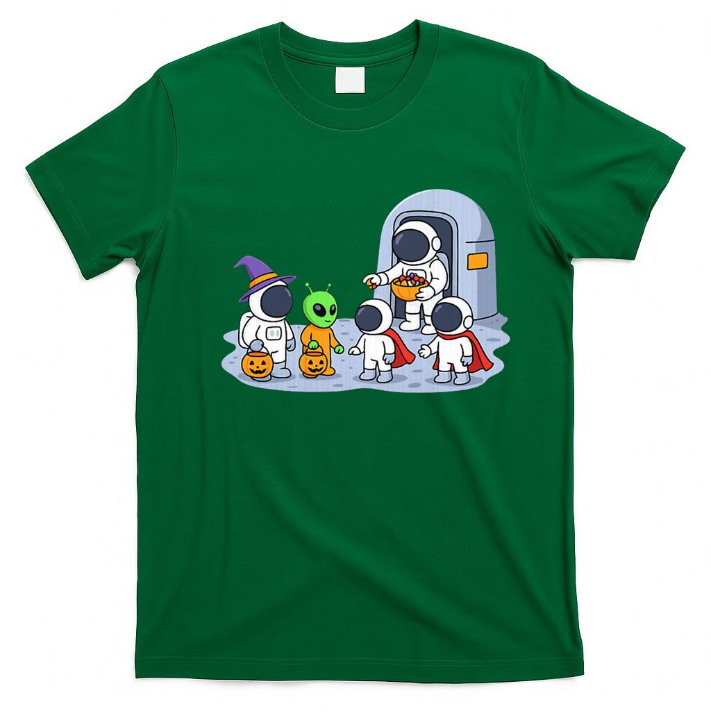 Trick-or-Treat on the Moon Oversized T-Shirt