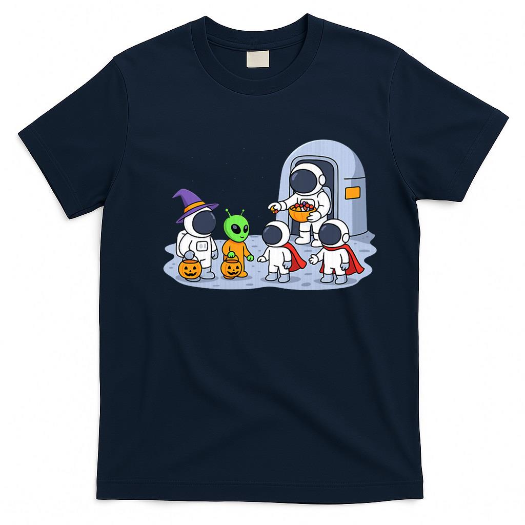 Trick-or-Treat on the Moon Oversized T-Shirt