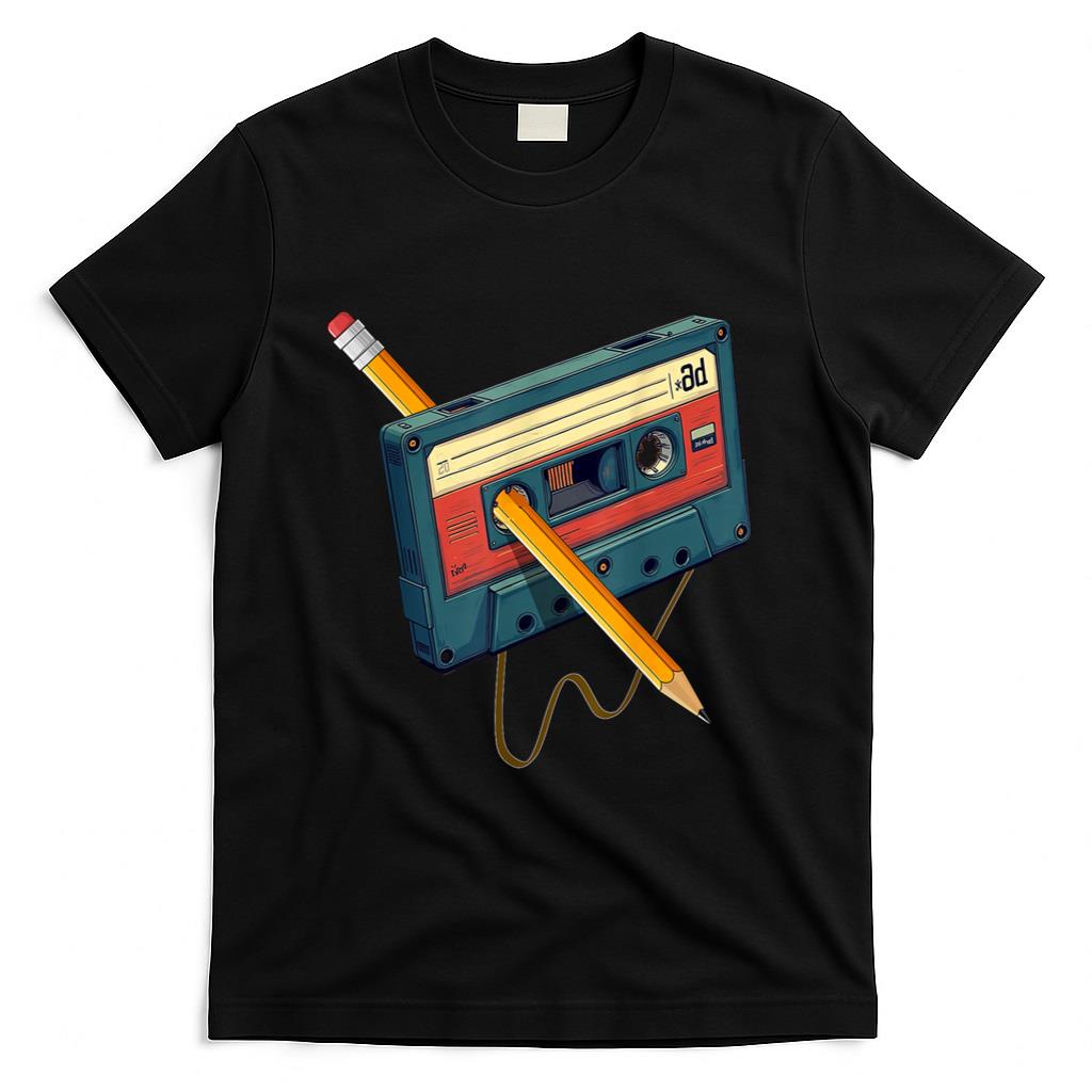 Retro Nostalgia - 80s 90s Retro Party Costume Nostalgia Cassette T-Shirt