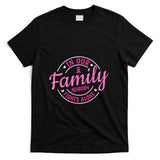Breast Cancer Family Support Women Pink Ribbon Boxing Gloves T-Shirt