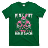 Pink Out Tackle Breast Cancer Awareness American Football T-Shirt_1