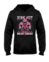 Pink Out Tackle Breast Cancer Awareness American Football T-Shirt_1