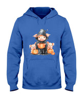 Halloween Pig Witchcraft Ghost Scary Pumpkin Trick Or Treat T-Shirt