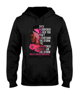 Im The Storm Black Women Breast Cancer Survivor Pink Ribbon T-Shirt_1