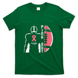 Breast Cancer American Football Pink Out Awareness Men Boys T-Shirt