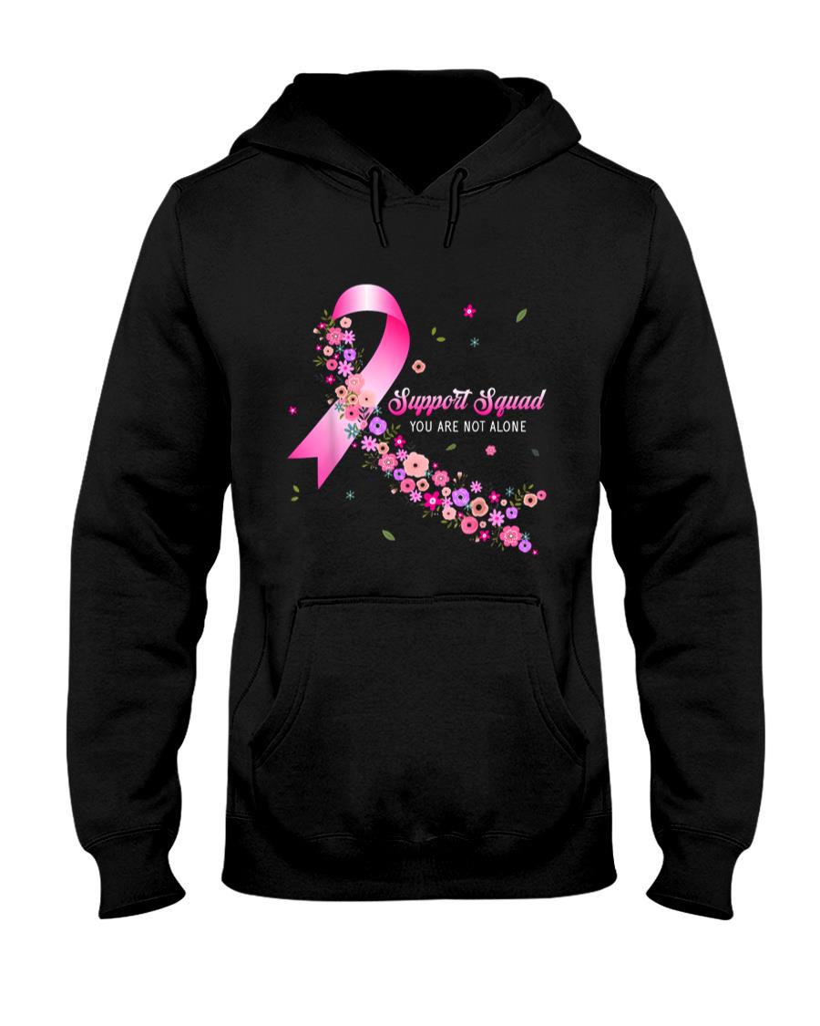Support Squad Breast Cancer Awareness Pink Ribbon Butterfly T-Shirt_1