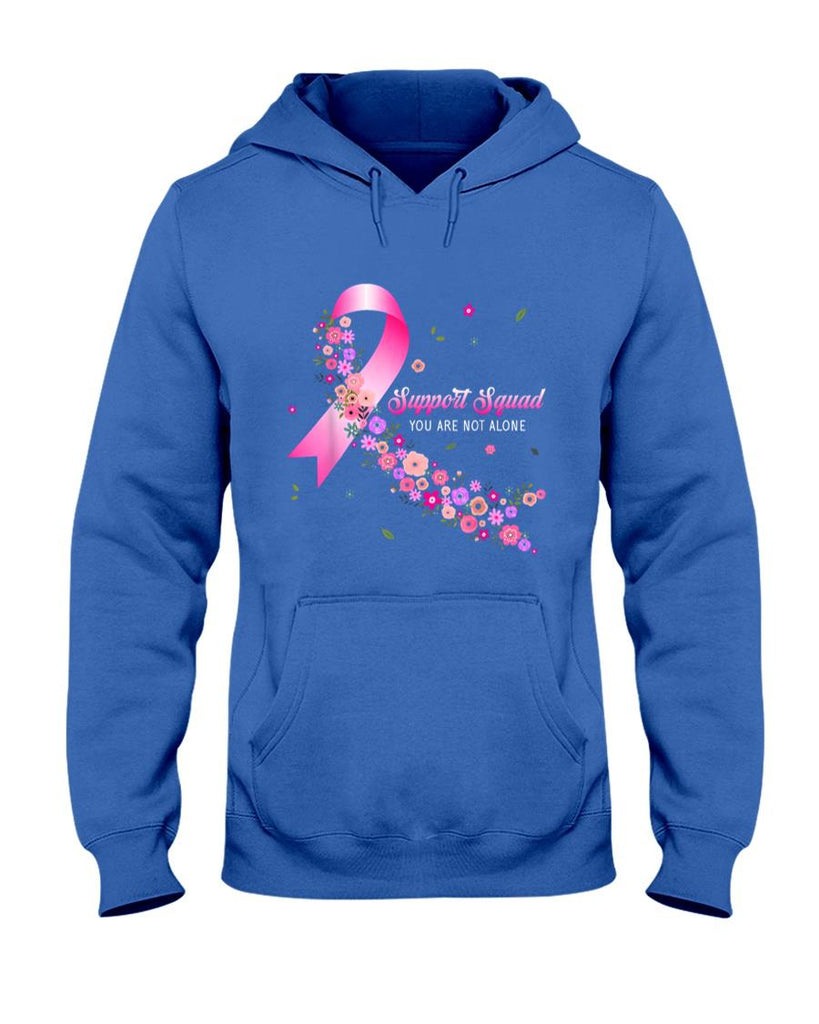 Support Squad Breast Cancer Awareness Pink Ribbon Butterfly T-Shirt_1