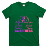 Domestic Violence Breast Cancer Awareness Month Warrior T-Shirt