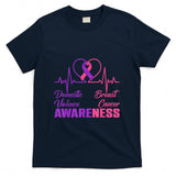 Domestic Violence Breast Cancer Awareness Month Warrior T-Shirt