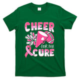 Breast Cancer Awareness Cheer For The Cure Football T-Shirt
